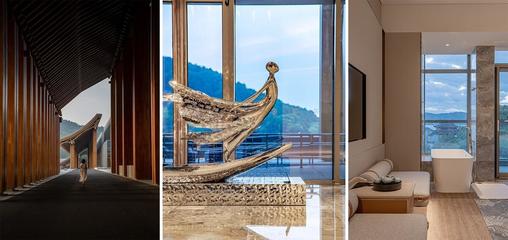 稻田與廊橋 寧波國(guó)際會(huì)議中心的自然與人文交融